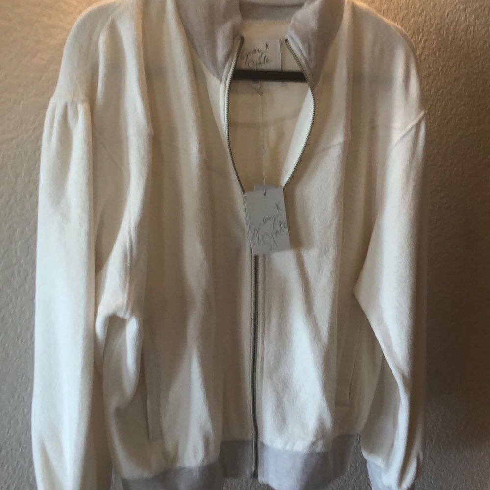 Brand New Grey State Terry Jacket